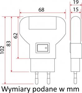 Lampka wtykowa do gniazdka Rum-Lux LED  (12931) 3