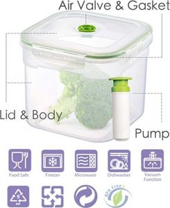 VACUUMSAVER ZESTAW POJEMNIKÓW PRÓŻNIOWYCH FLAVIA 3x600ml 5