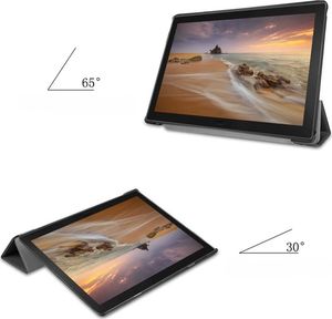 Etui na tablet Etui Smart Case Lenovo Tab E10 10.1 - Black uniwersalny 3