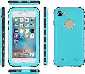 Etui Wodoodporne + pasek Apple iPhone 7/8 - Blue uniwersalny 3