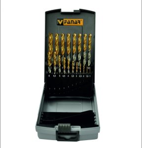 Wiertło Fanar WIERTLA ZESTAW NWKA FI 1,00-10,00MM 19PC CZW-19 HSSE TIN INOX 1