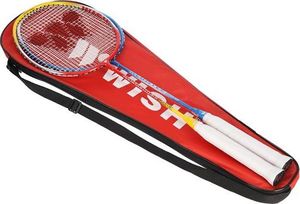 WISH ALUMTEC 366K ZESTAW RAKIET DO BADMINTONA CZERWONY+ŻÓŁTY, NIEBIESKI+BIAŁY WISH 6
