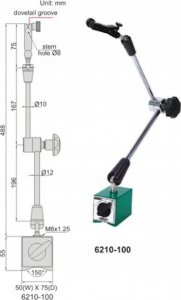 Insize PODSTAWA MAGNET L=500 1