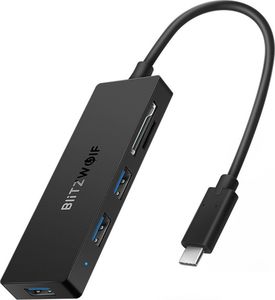 HUB USB Blitzwolf 1x SD 1x microSD  + 3x USB-A 3.0 (BLZ156) 1