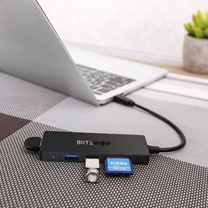 HUB USB Blitzwolf 1x SD 1x microSD  + 3x USB-A 3.0 (BLZ156) 2