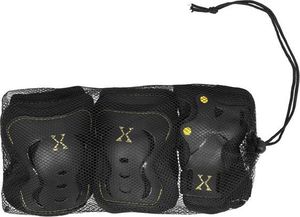 Nils Extreme Zestaw ochraniaczy czarno-żółty H320  r. L 2