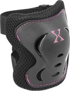 Nils Extreme Zestaw Ochraniaczy H320 Czarno-różowy r. XL  (16-60-124) 5