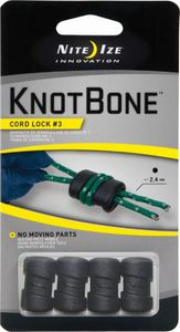 Nite Ize Nite Ize Blokada do lin KnotBone #3 czarny 4 sztuki 5