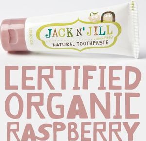 Jack NJill Jack NJill, Naturalna Pasta do zębów, organiczna malina i Xylitol, 50g - KARTON, 6 szt. 4