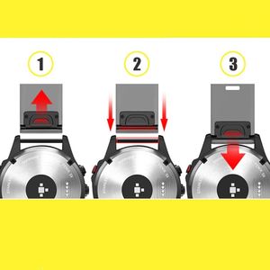 Pasek silikonowy do Garmin Fenix 5X - Black uniwersalny 2