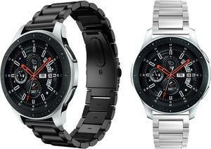 Pasek stalowy do Fossil Q Exprlorist 22mm - Black uniwersalny 2