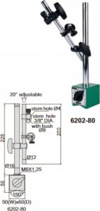 Statyw Insize STATYW MAGNET.60*50*55 2