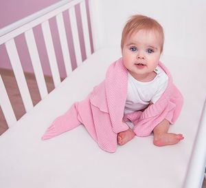 LullaLove Duży Koc Bambusowy Różowy 100x120 2