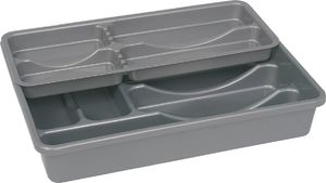 Plast Team Wkład Do Szuflad Dwurzędowy 1392 Srebrny 3