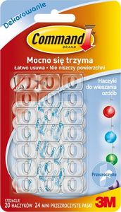 3M Command Haczyki 20szt plastikowe 2