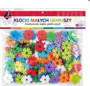 Askato Klocki kwiatki - 140 elementów w worku 1