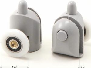 Deante ROLKI DOLNE WYPINANE DO SZYB 5MM, FI 23 MM (2 SZT.) 2