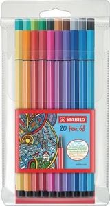 Staples STABILO Flamaster Pen 68, zestaw 20 kolorów 1