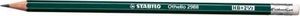 Staples Ołówek drewniany OTHELLO z gumką, HB 1