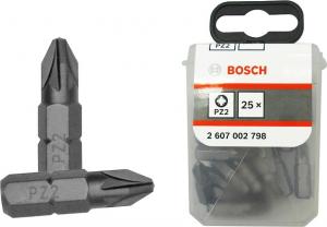 Bosch 1/4- PZ2- 25mm Pozidriv EXH 25 sztuk (2607002798) 1