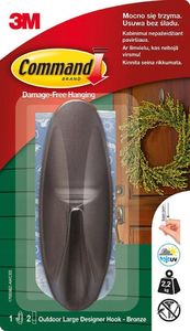 3M Command Hak na drzwi 1szt Outdoor plast. 3M 2