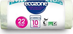 Ecozone Kompostowalne i Biodegradowalne Worki na Odpady Organiczne, 22szt 10L 1