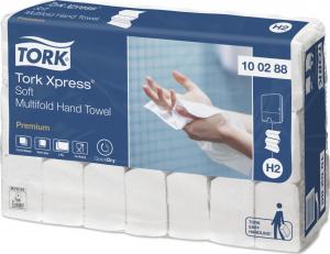 Staples TORK Ręcznik wielopanelowy XPRESS SYSTEM, 21 x 34 cm biały (110 kartek) 1