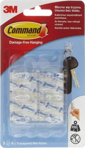 3M Haczyki 6 szt plastikowe 17006 3M Command 2
