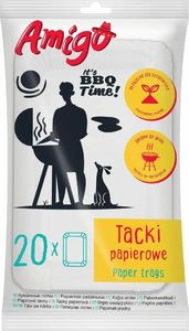 Politan Gosia tacki jednorazowe papierowe prostokątne 20 sztuk 6223 (GOS000270) 2