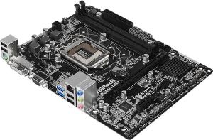 Płyta główna ASRock B85, DualDDR3-1600, SATA3, DVI, D-Sub, mATX (B85M-DGS) 2