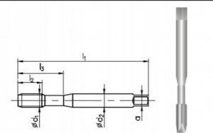 Fanar GWINTOWNIK M 3,5 DIN-371B (6H) HSSE 800 1
