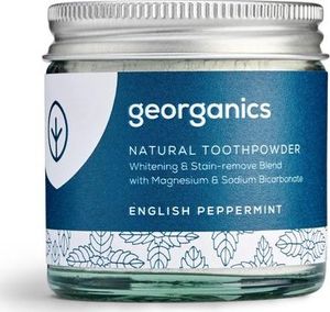 Georganics Georganics, Proszek do czyszczenia zębów, English Peppermint, 60 ml 1