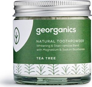Georganics Georganics, Proszek do czyszczenia zębów, Tea Tree, 60 ml 1