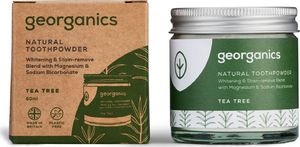 Georganics Georganics, Proszek do czyszczenia zębów, Tea Tree, 60 ml 2