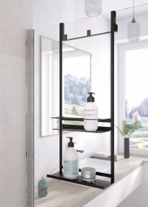 Koszyk prysznicowy Deante prostokątny czarny (ADM_N52K) 13