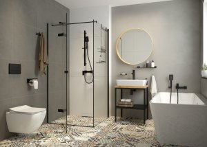 Koszyk prysznicowy Deante prostokątny czarny (ADM_N52K) 3