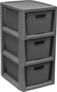 Branq Regał Stojak Z 3 Koszykami 1725 Antracyt BranQ 2
