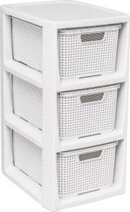 Branq Regał Stojak Z 3 Koszykami 1725 Biel Antyczna BranQ 2