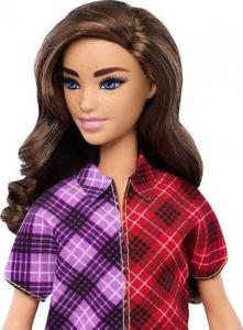 Lalka Barbie Mattel Fashionistas Modne Przyjaciółki - sukienka w kratkę (GHW53) 2