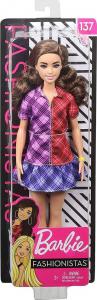 Lalka Barbie Mattel Fashionistas Modne Przyjaciółki - sukienka w kratkę (GHW53) 5