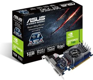 Karta graficzna Asus GeForce GT 730, 1GB GDDR5 (64 Bit), HDMI, DVI, D-Sub, BOX (GT730-1GD5-BRK) 1