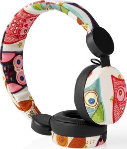 Słuchawki Nedis Round Cable Owl (HPWD4102BK) 2