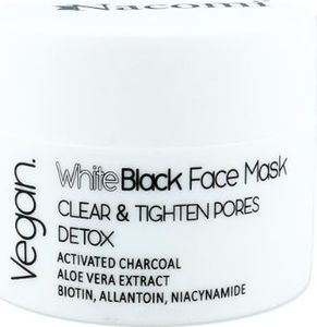 Nacomi NACOMI_Vegan White Black Face Mask detoksująca maska biało czarna 50ml 1