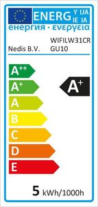 Nedis Nedis Wi-Fi Smart LED Bulb | Warm White | GU10 | 3-Pack 2