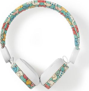 Słuchawki Nedis Round Cable Elephant (HPWD4100WT) 6