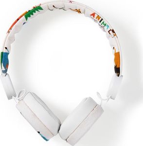 Słuchawki Nedis Round Cable Elephant (HPWD4104WT) 2