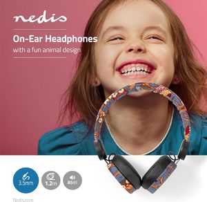 Słuchawki Nedis Round Cable Owl (HPWD4101BK) 6