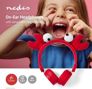 Słuchawki Nedis Magnetic Ears Chrissy Crab (HPWD4000RD) 8