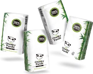 Cheeky Panda , Chusteczki higieniczne kieszonkowe, paczka 8 opak. 2
