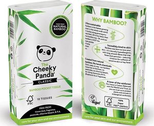 Cheeky Panda , Chusteczki higieniczne kieszonkowe, paczka 8 opak. 3